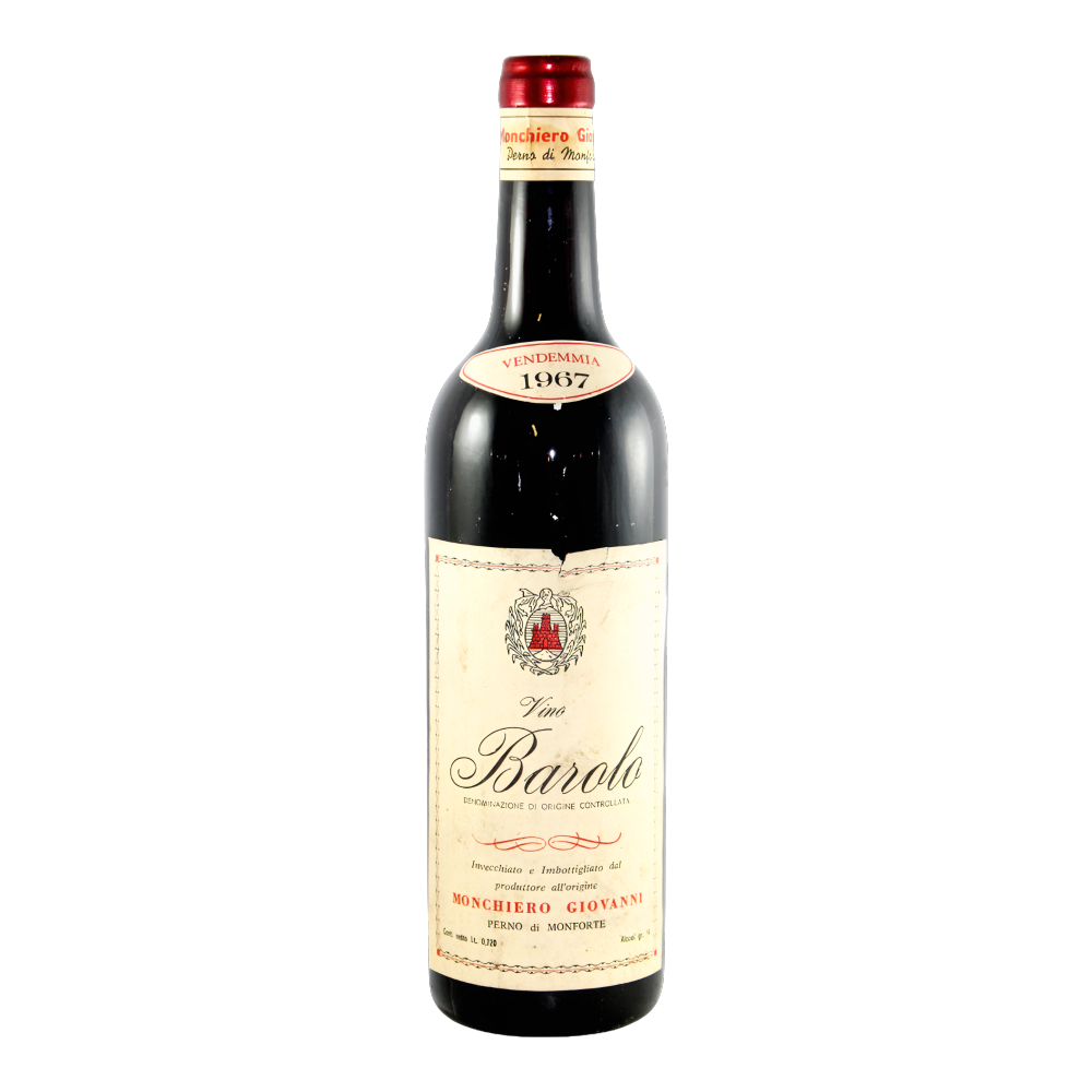 Monchiero Giovanni, Barolo 1967, Bottiglia 720 ml